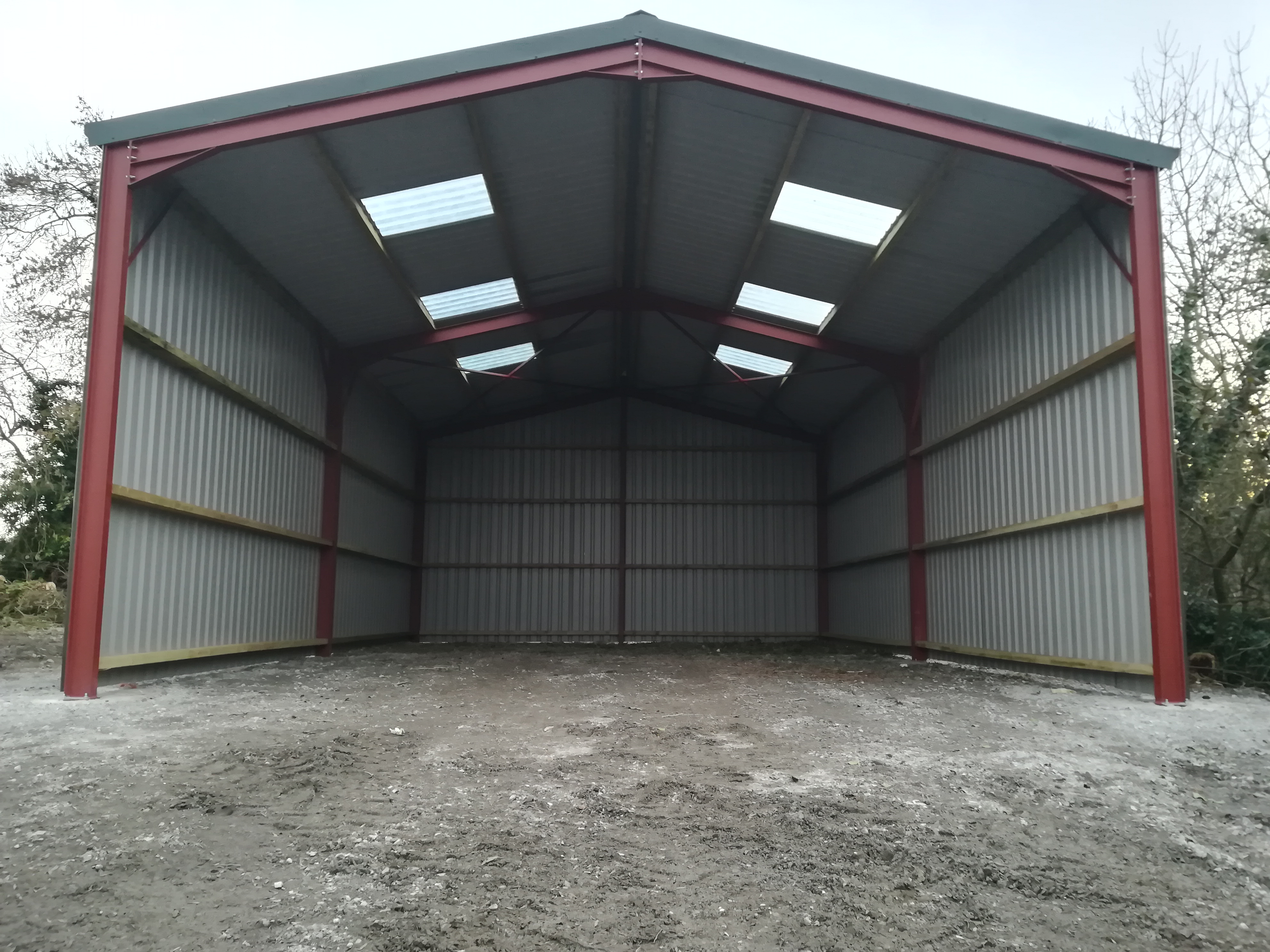 Steel Portal Frame Shed E3D Steel Design Ltd.